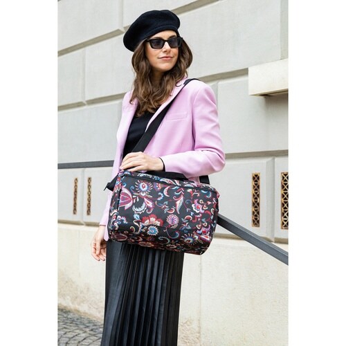 ボストンバッグ PAISLEYBLACK