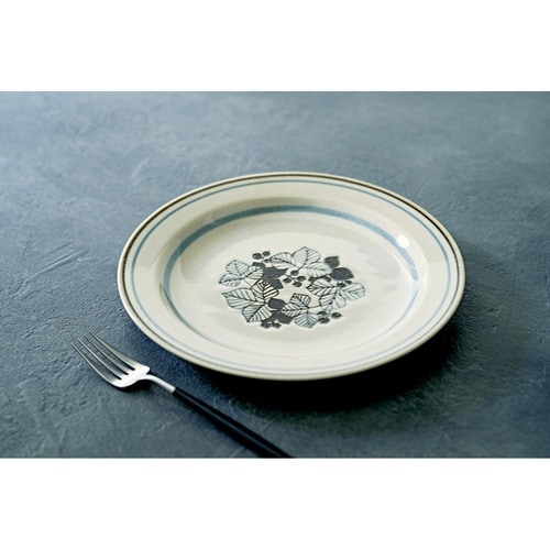 プレート 24cm L ブルーグレー