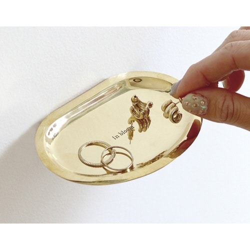 インブルーム ブラスシェルフトレイ ラウンド