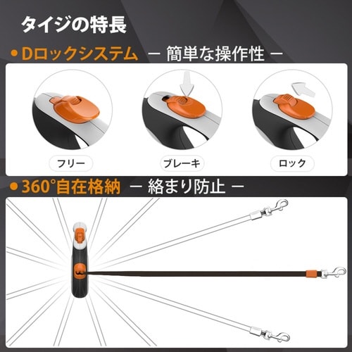 リード 犬 エクスコー タイジ M ライトブルー