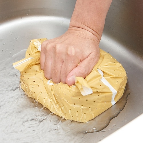 水切り袋 結べる自立式水切り袋