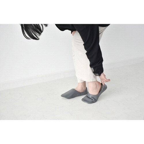 携帯スリッパ Labas チャコールグレー