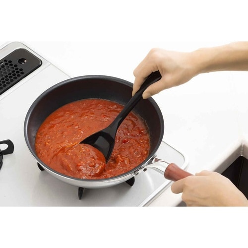 ヘラ 耐熱 シリコン製 ブラック