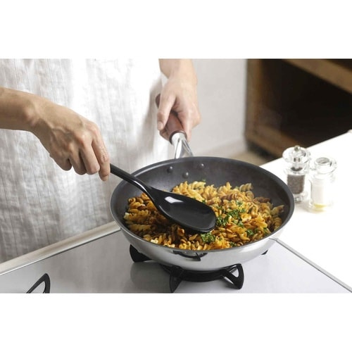 ヘラ 耐熱 シリコン製 ブラック