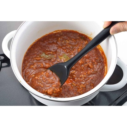 ヘラ 耐熱 シリコン製 ブラック