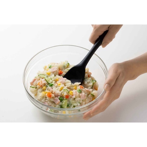 ヘラ 耐熱 シリコン製 ブラック