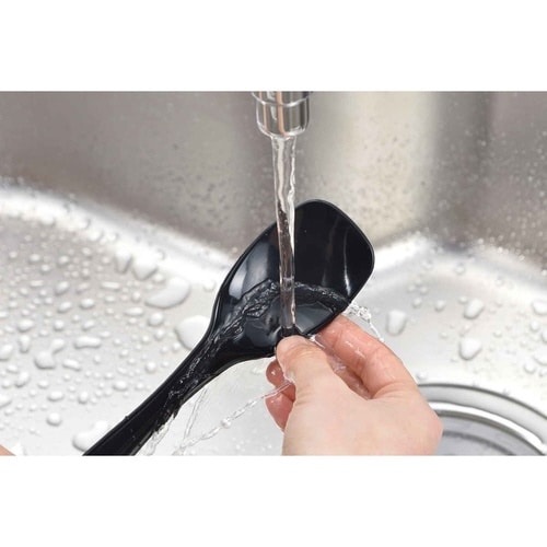 ヘラ 耐熱 シリコン製 ブラック