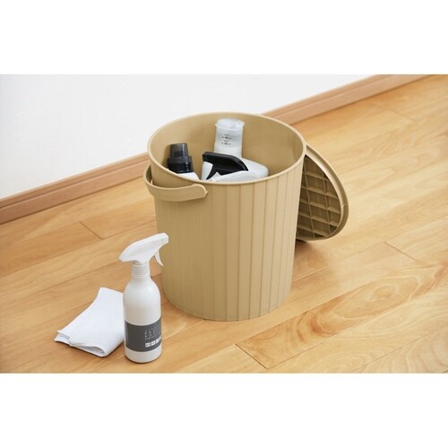 バケツ 15L 座れるマルチバケット ベージュ