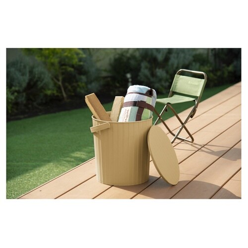 バケツ 15L 座れるマルチバケット ベージュ