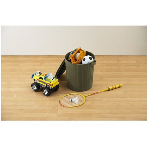 バケツ 15L 座れるマルチバケット カーキ