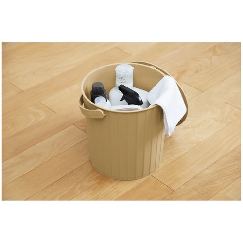 バケツ 10L 座れるマルチバケット ベージュ