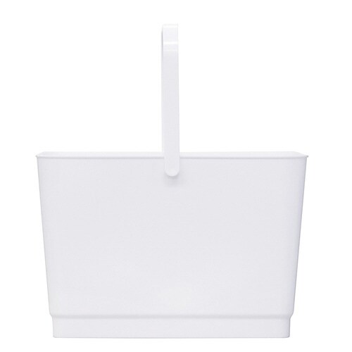ランドリーバスケット 足つきバスケット ホワイト