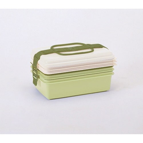 お重 3段 ファミリーパック グリーン