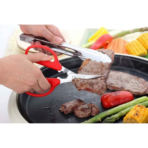 キッチンばさみ カーブ刃 ママクック 日本製