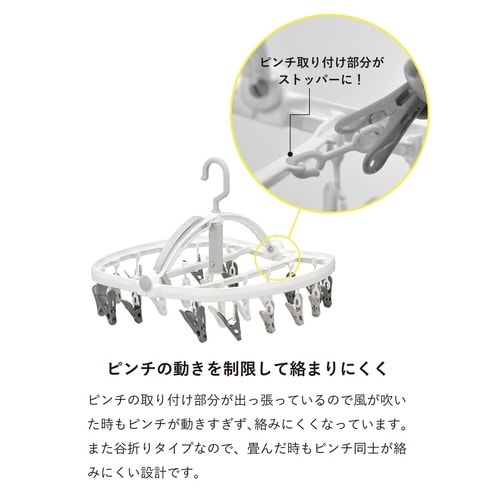 洗濯ハンガー THE HANGERS 24ピンチ