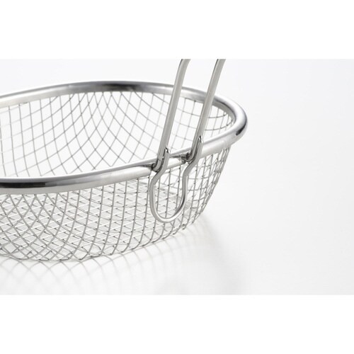 揚げ物ザル 片手 アイカタ 揚げザル ステンレス製