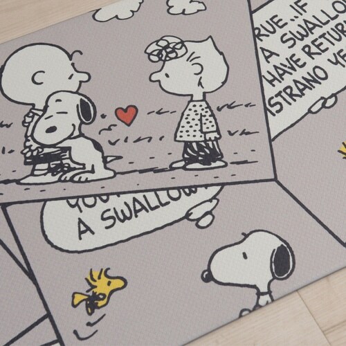 キッチンマット スヌーピーキュートコミック