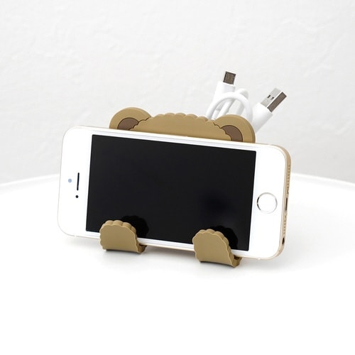 フック 吸着 スティッキーフックポケット クマ