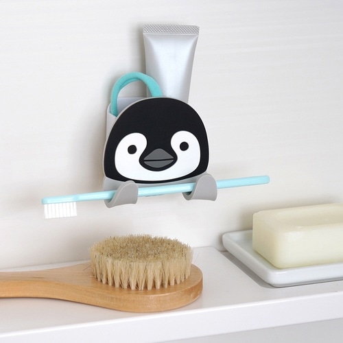 フック 吸着 スティッキーフックポケット ペンギン