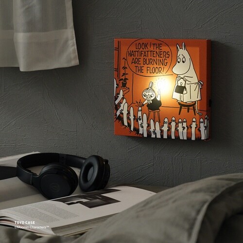 LEDキャンバスアート ムーミンシリーズ レッド