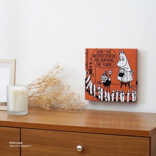 LEDキャンバスアート ムーミンシリーズ レッド
