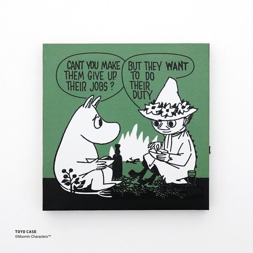 LEDキャンバスアート ムーミンシリーズ グリーン