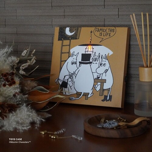 LEDキャンバスアート ムーミンシリーズ イエロー