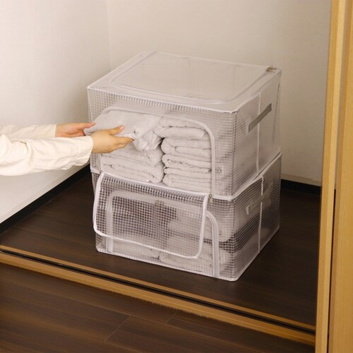 収納ボックス 折りたたみ つみつみボックス M