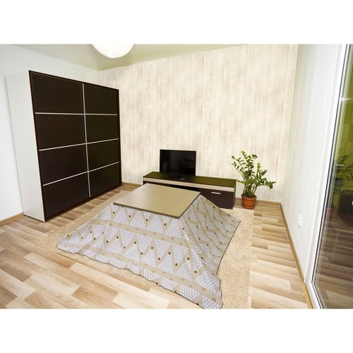 こたつ布団用上掛け 正方形 約30%節電 防水