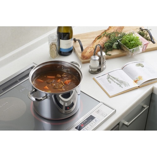 パスタポット 20cm IH対応 ガラス蓋付き