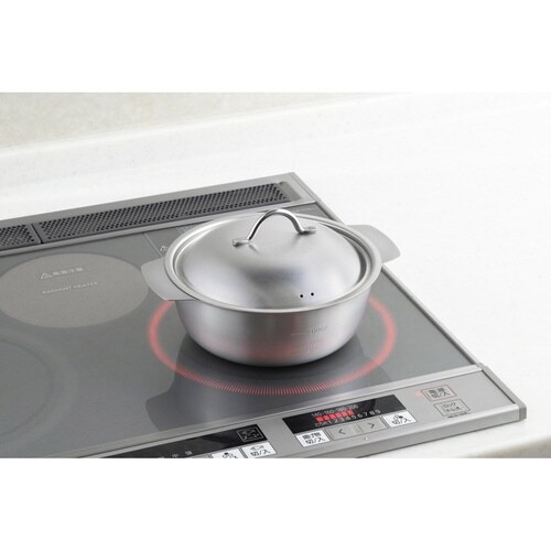 卓上鍋 18cm IH対応 メモリ付き 美味彩菜