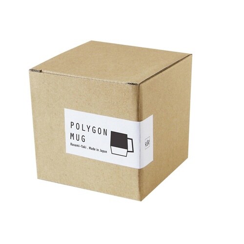 マグカップ 330ml POLYGON ボルドー