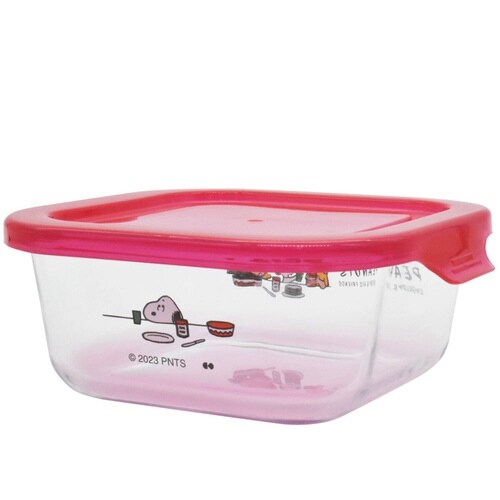保存容器 550ml スヌーピー レッド