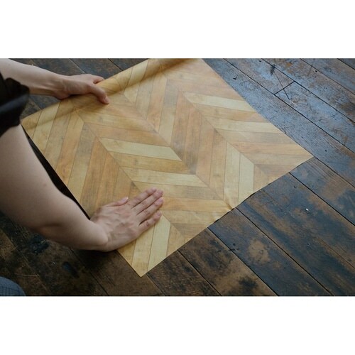 リメイクシート 床用 mt フレンチヘリンボーン