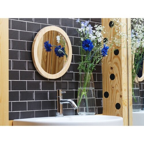 リメイクシート 壁用 mt CASA 黒タイル