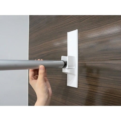 物干し竿ホルダー 浴室用 マグネット 2個組