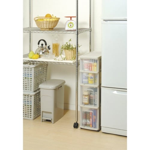 キッチンストッカー シンクスリム 幅22cm 4段