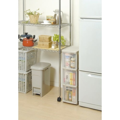 キッチンストッカー シンクスリム 幅22cm 3段