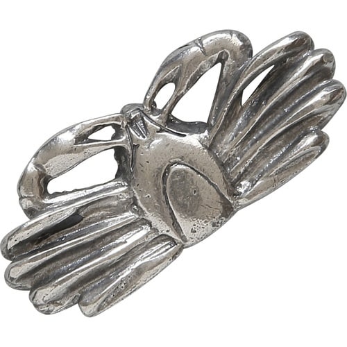 箸置き 藍花 錫 ズワイ蟹