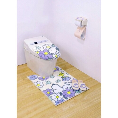 スヌーピー 花いっぱい ロング ブルー