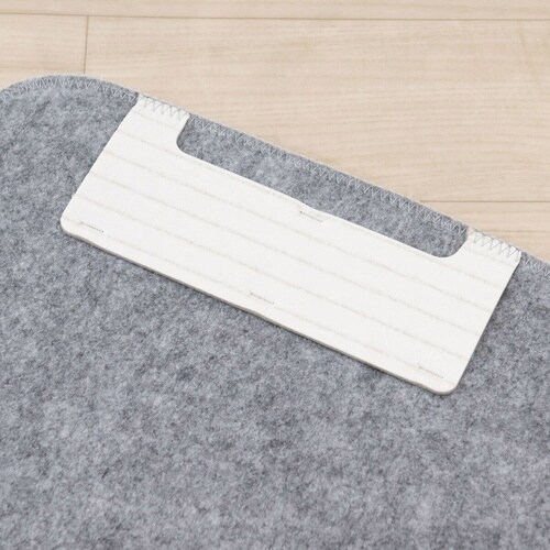 ミッフィー チェックライン グレー