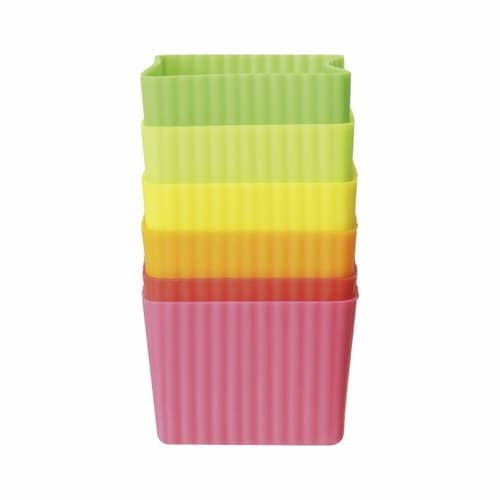 おかずカップ シリコーンカップ スクエア 6個入り