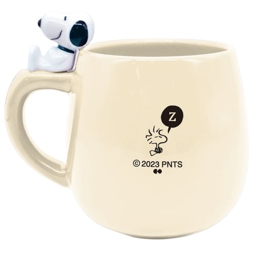 マグカップ 450ml スヌーピー アイボリー