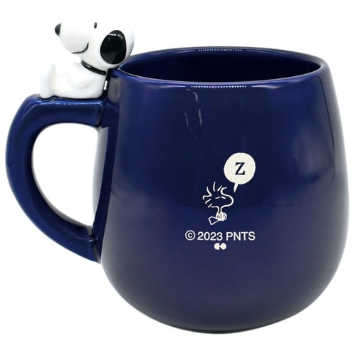 マグカップ 450ml スヌーピー ブルー