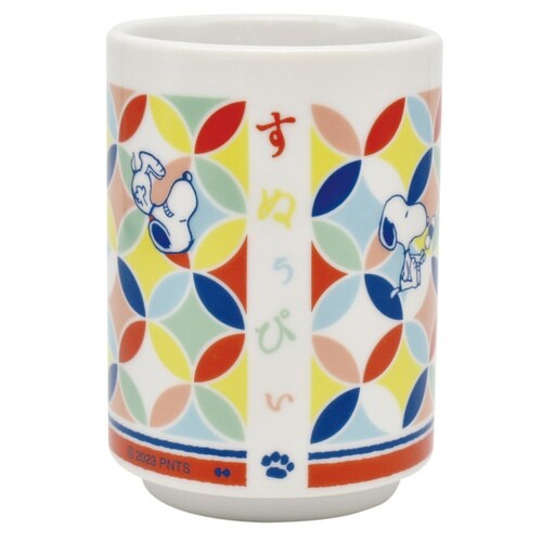 湯呑み 290ml スヌーピー 七宝