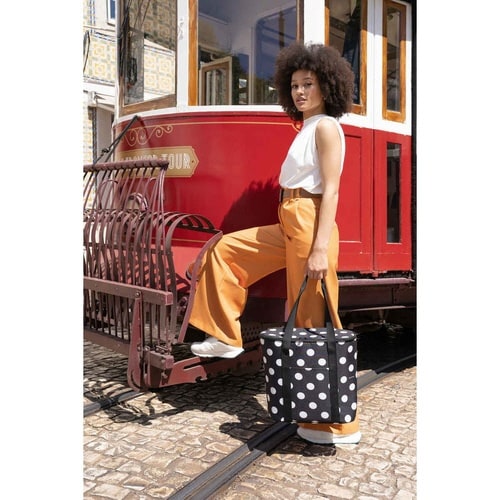 クーラーバッグ DOTSWHITE