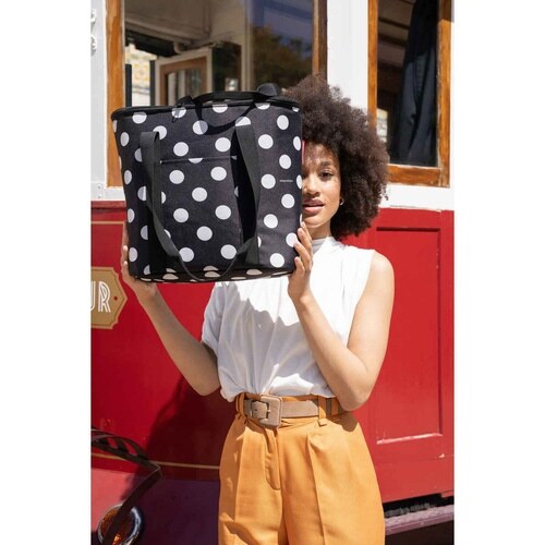 クーラーバッグ DOTSWHITE