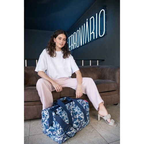 ボストンバッグ FLORABLUE