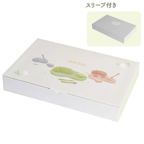 ベビー 食器 SUCSUC グレー