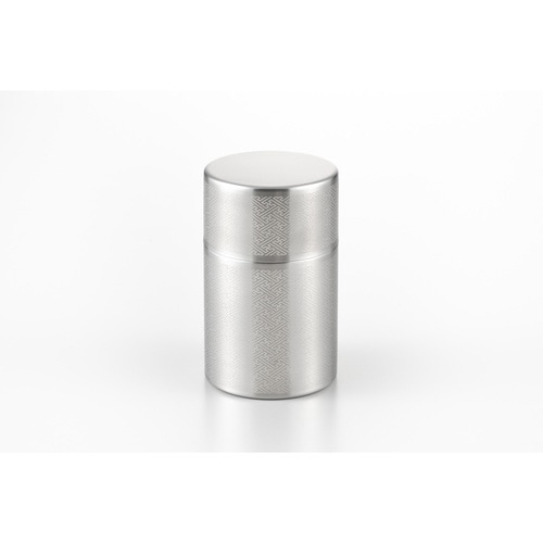 茶筒 400ml 郷技 ステンレス茶筒 大 紗綾